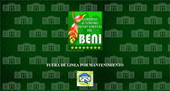 Desktop Screenshot of beni.gob.bo