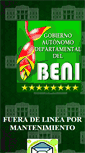Mobile Screenshot of beni.gob.bo